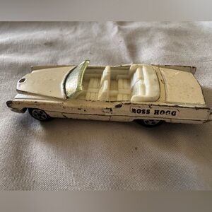 Ertl Boss Hoss Cadillac Dukes of Hazzard White 1981 Made in United States